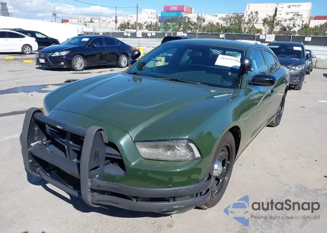 2014 Dodge Charger Police z USA, uszkodzony, nr VIN 2C3CDXAG4EH367268